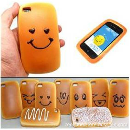 Bread Hamburger Style Protective Case Cover for iPhone 4 Mix Color
